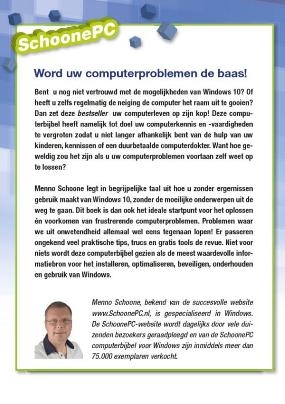 Achterkant van Computerbijbel voor Windows 10 - Creators Update
