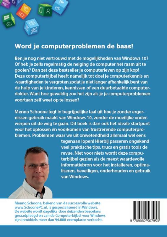 Achterkant van Computerbijbel voor Windows 10 - Mei 2019 Update