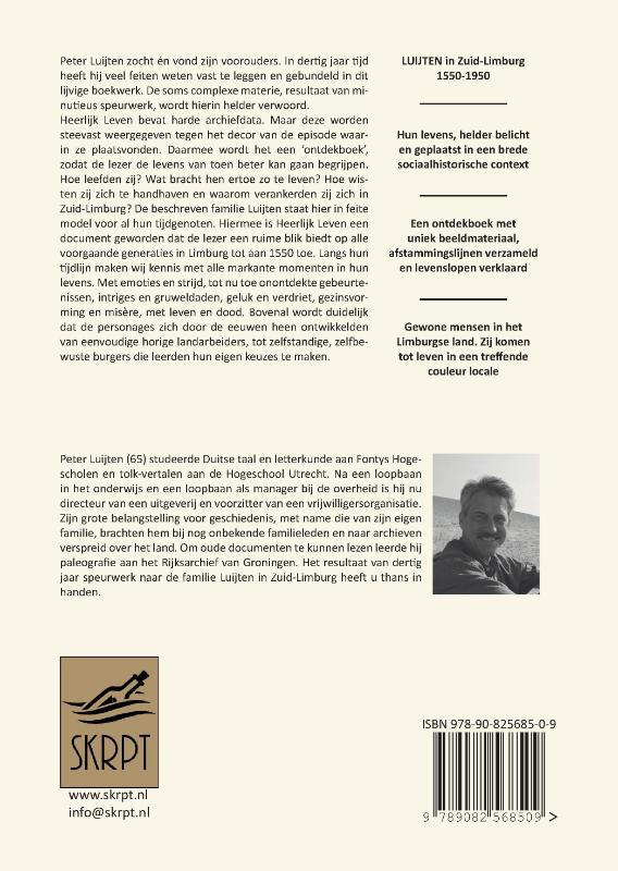 Achterkant van Heerlijk Leven