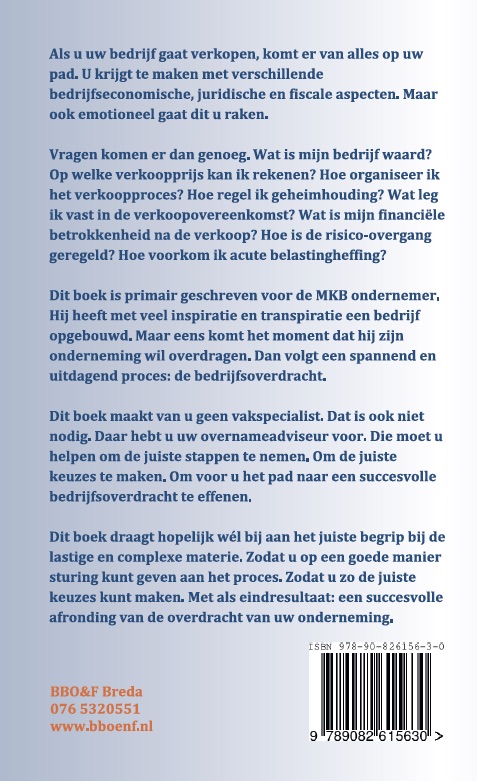 Achterkant van Mijn bedrijf verkopen?