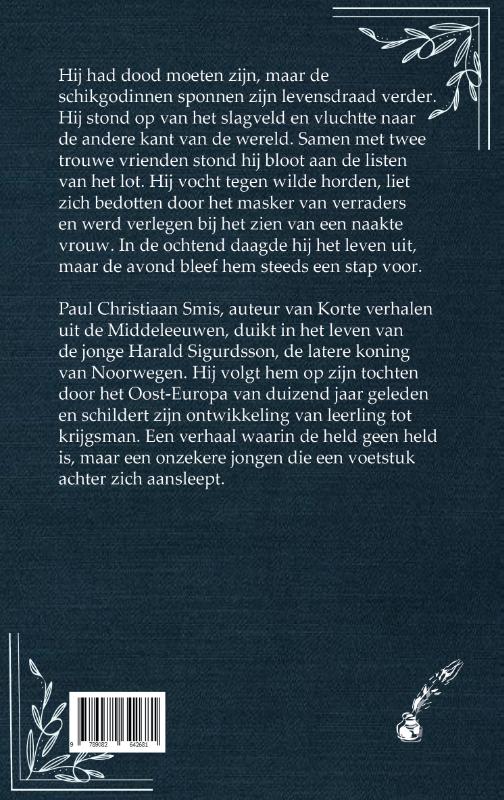 Achterkant van Harald