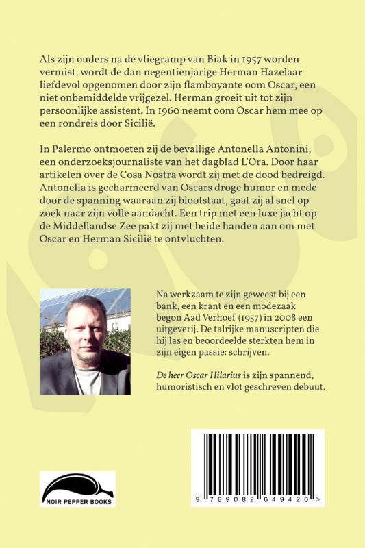 Achterkant van De heer Oscar Hilarius