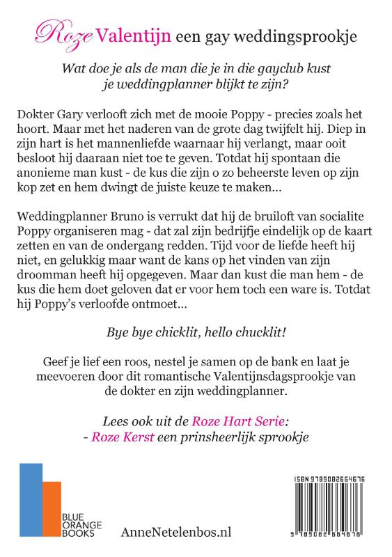 Achterkant van Roze Valentijnsdag