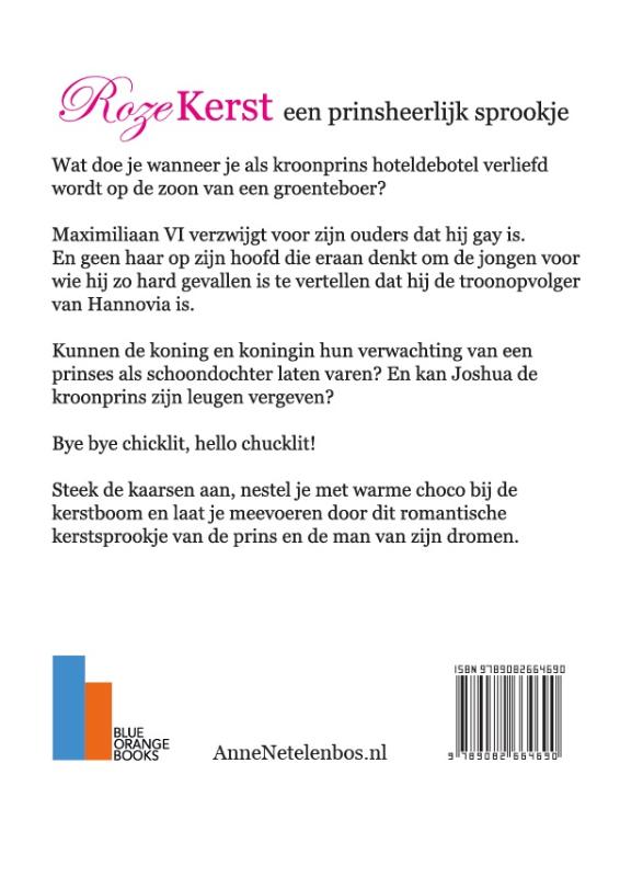 Achterkant van Roze Kerst