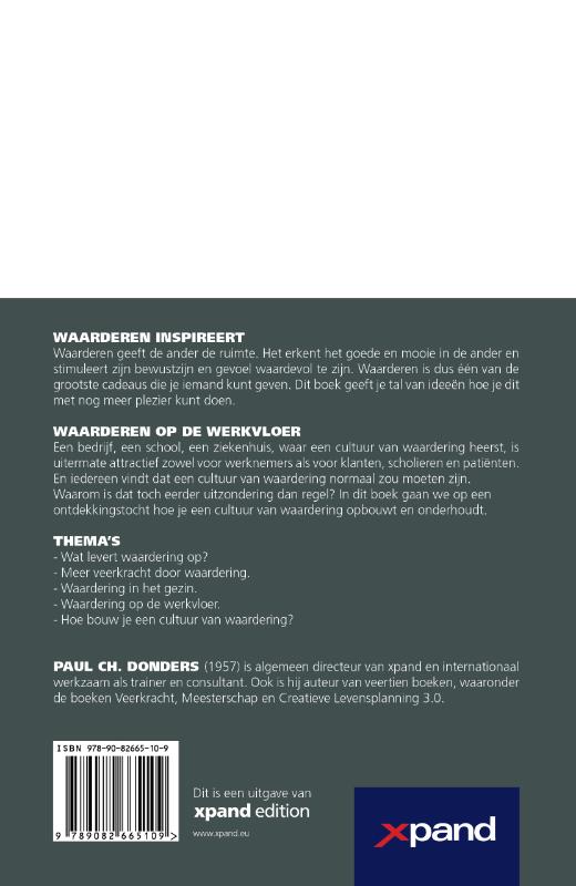 Achterkant van Waardering