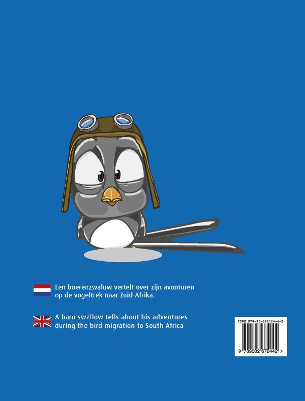 Achterkant van Een boerenzwaluw vertelt