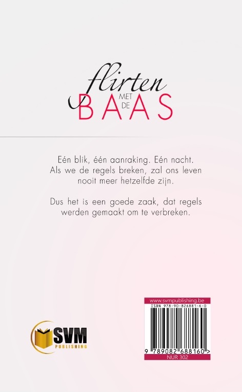Achterkant van Flirten met de baas