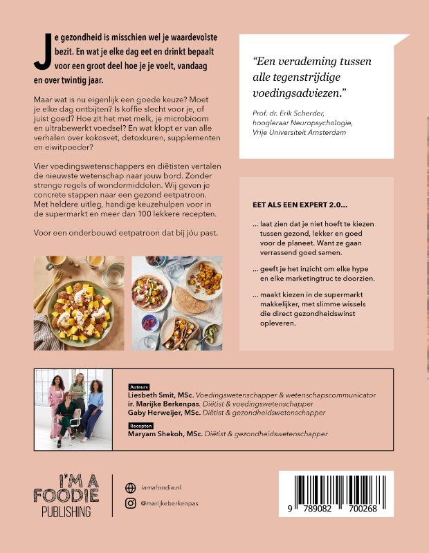Achterkant van Eet als een expert 2.0