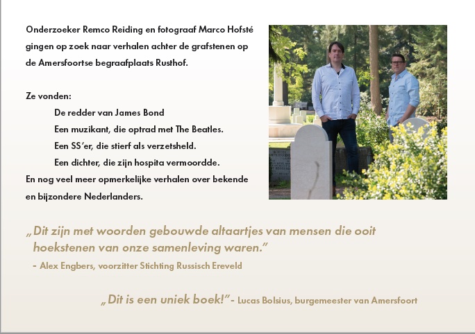 Achterkant van Hier rust...