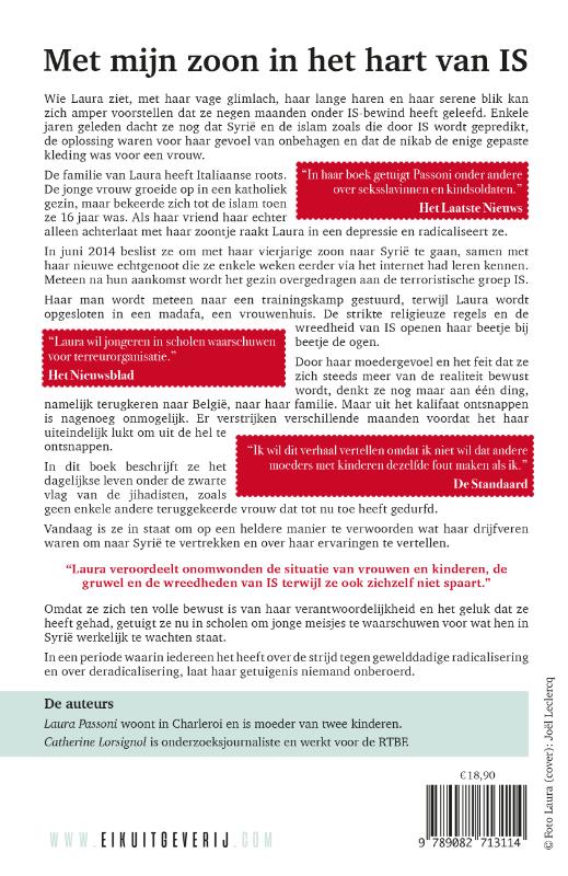 Achterkant van Met mijn zoon in het hart van IS