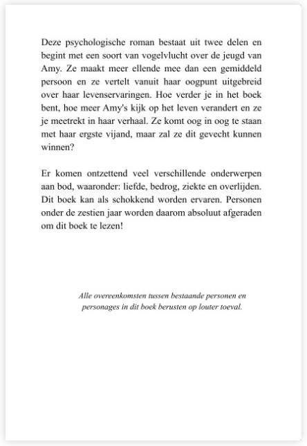 Achterkant van Mijn ergste vijand