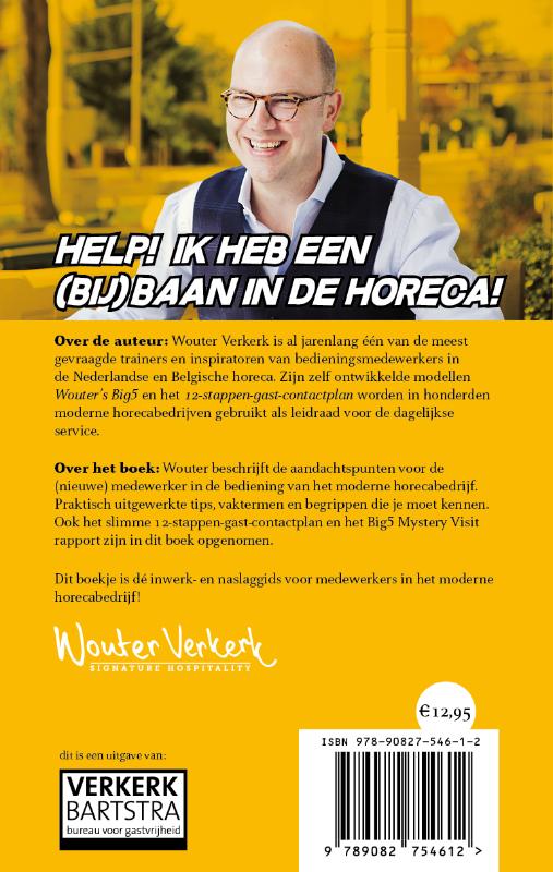 Achterkant van Help! Ik heb een (bij)baan in de horeca!