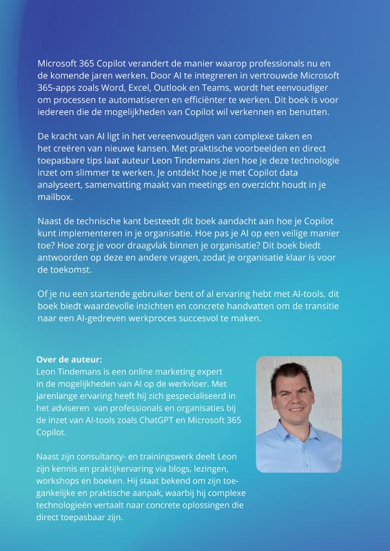Achterkant van Copilot 365 Basisboek