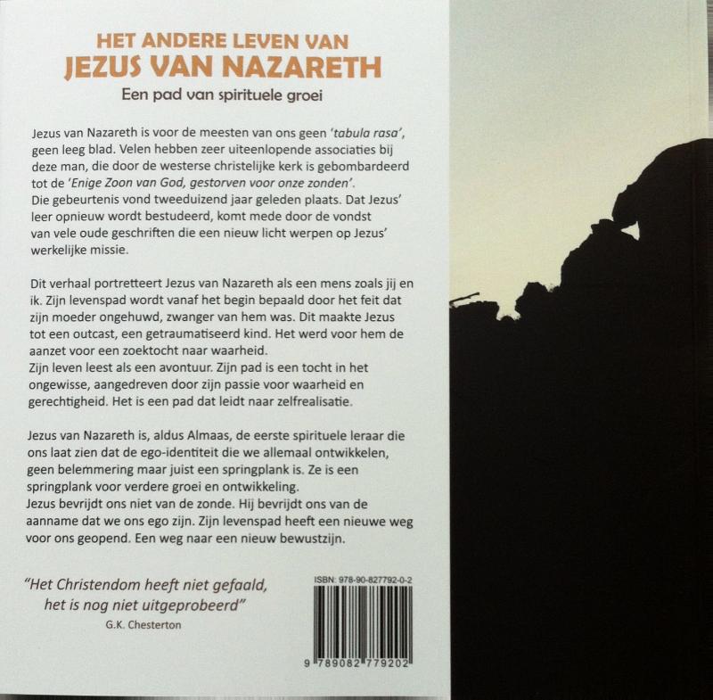Achterkant van Het andere leven van Jezus van Nazareth