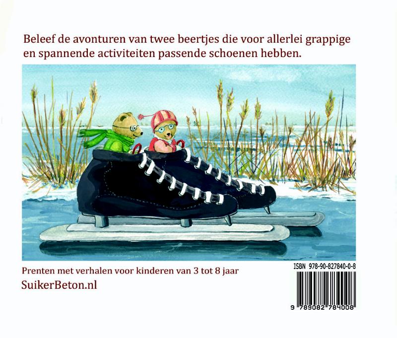 Achterkant van Het schoenenboek
