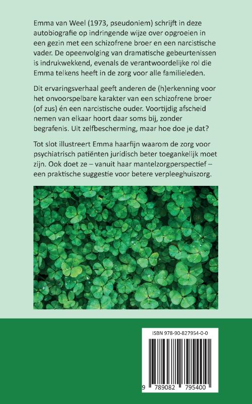 Achterkant van Afscheid zonder begrafenis