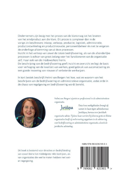 Achterkant van Orde in de chaos van regelgeving en bedrijfsvoering