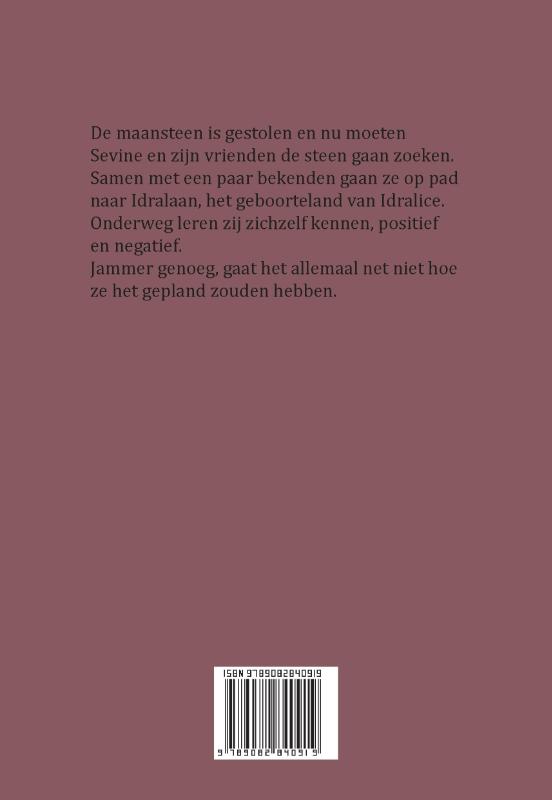 Achterkant van De legende van Cadria 2 - De traan van de zon