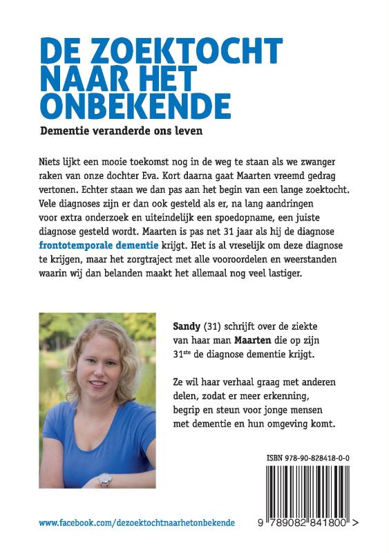 Achterkant van De zoektocht naar het onbekende