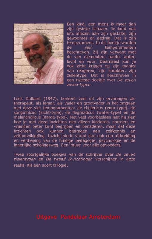 Achterkant van De vier temperamenten