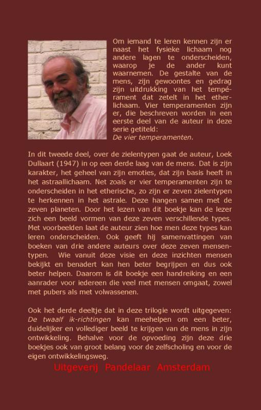 Achterkant van Zeven zieletypen