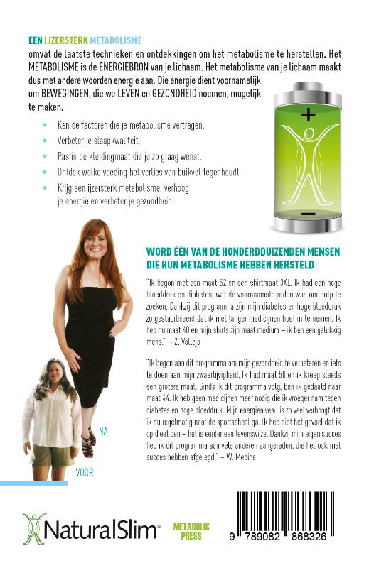 Achterkant van Een IJzersterk Metabolisme