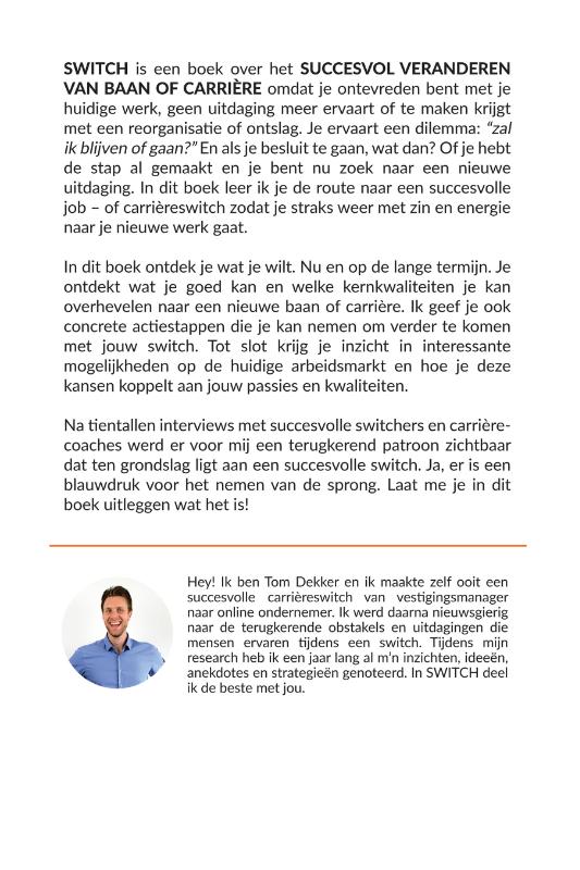 Achterkant van SWITCH