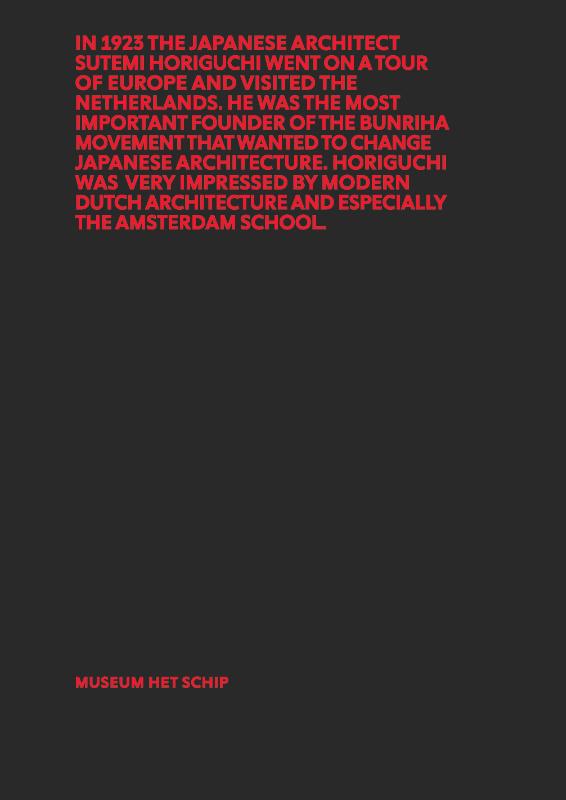 Achterkant van Sutemi Horiguchi, Bunriha and The Amsterdam School
