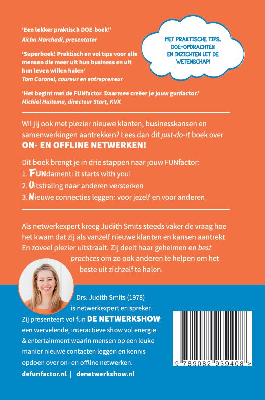 Achterkant van De FUNfactor