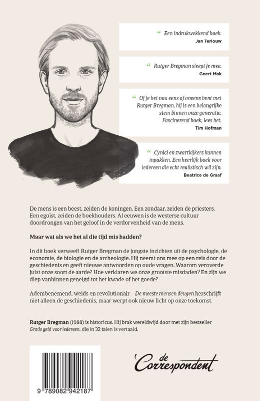 Achterkant van De meeste mensen deugen