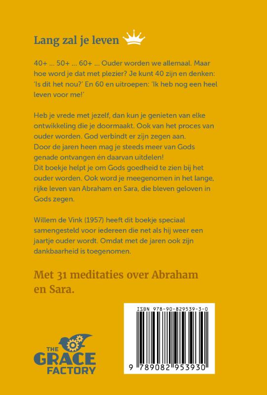 Achterkant van Lang zal je leven
