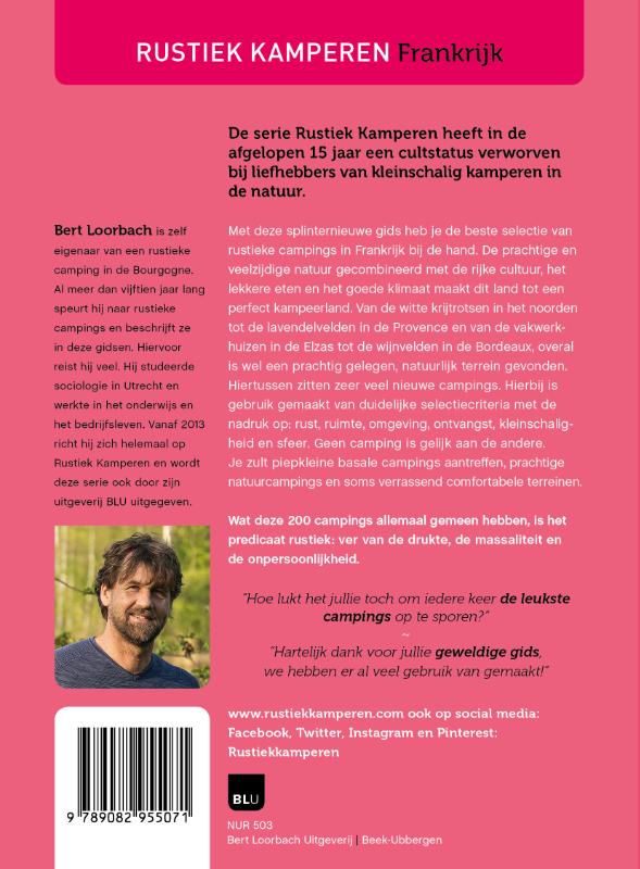 Achterkant van Rustiek Kamperen in Frankrijk