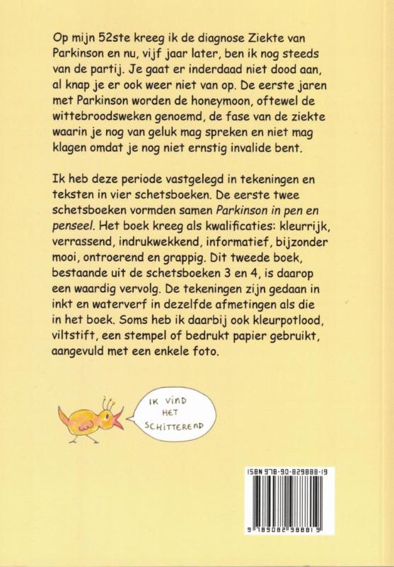 Achterkant van Vijf jaar wittebroodsweken