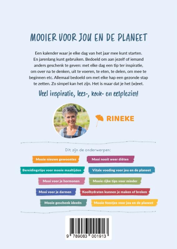 Achterkant van Maak elke dag mooier