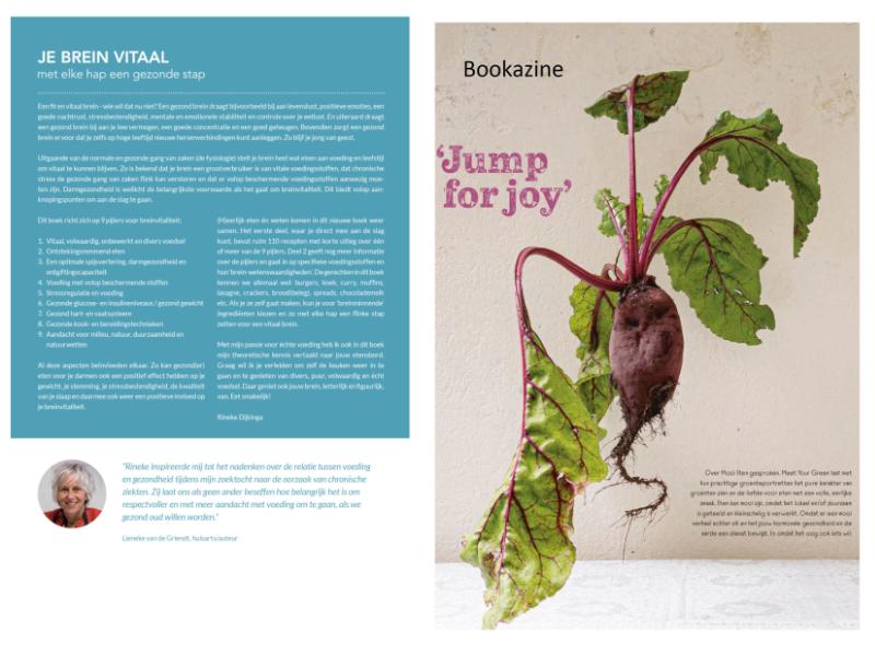 Achterkant van Je Brein Vitaal + Bookazine Mooi Eten