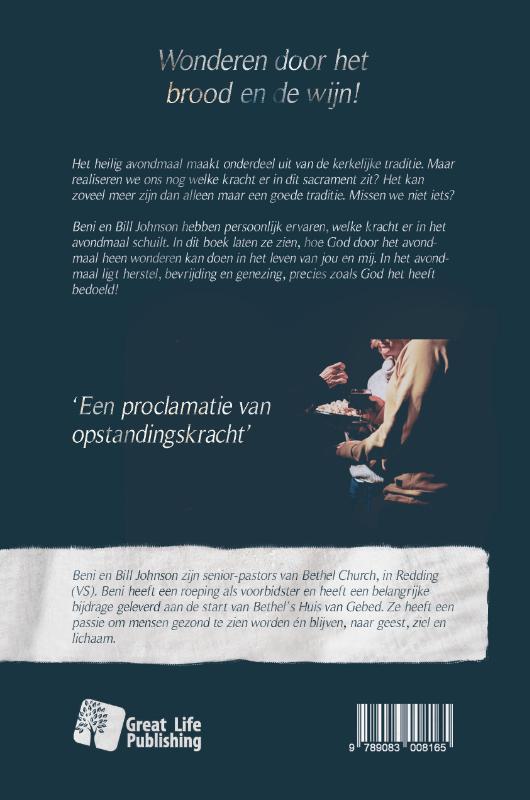 Achterkant van De kracht van het avondmaal