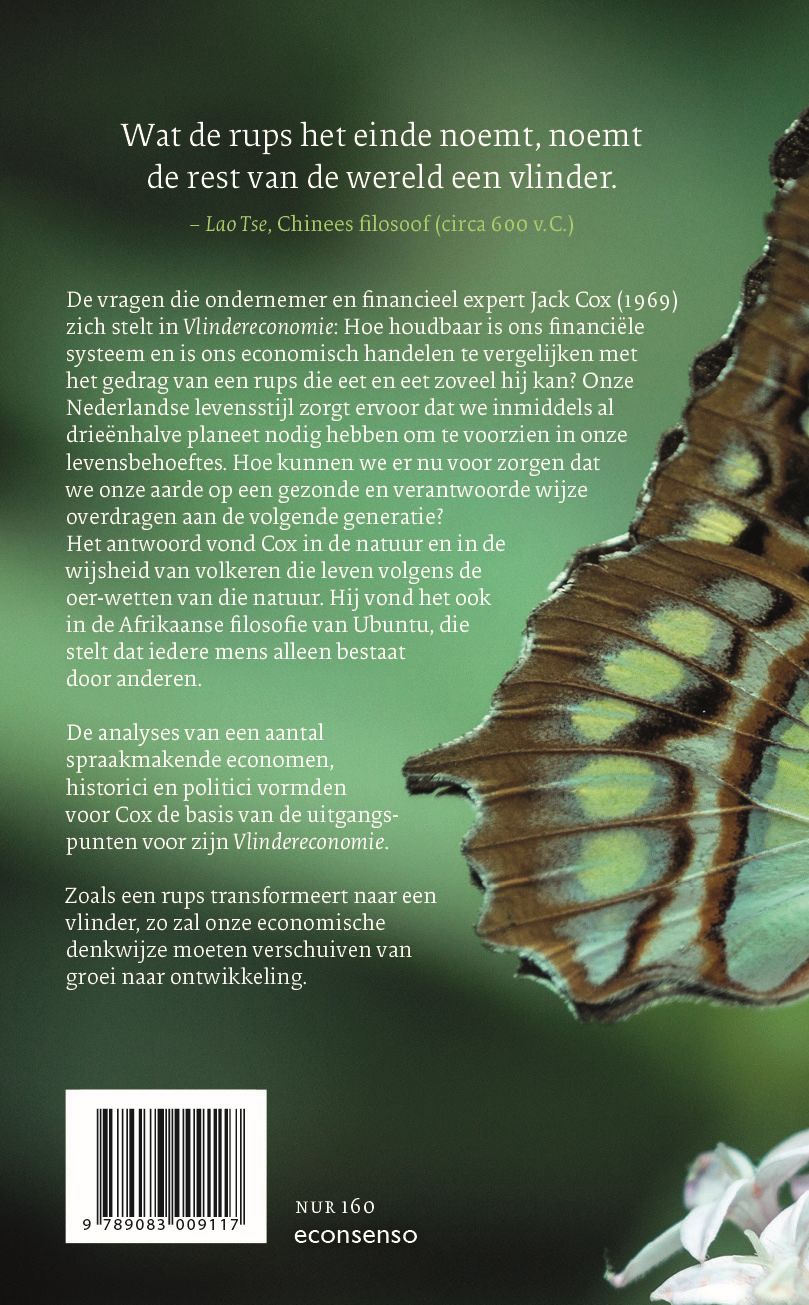 Achterkant van Vlindereconomie