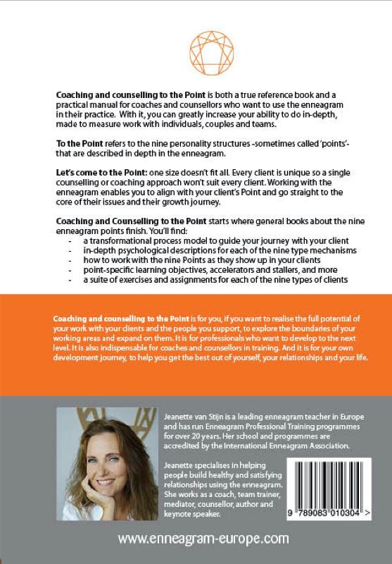 Achterkant van Coaching and Counselling to the Point
