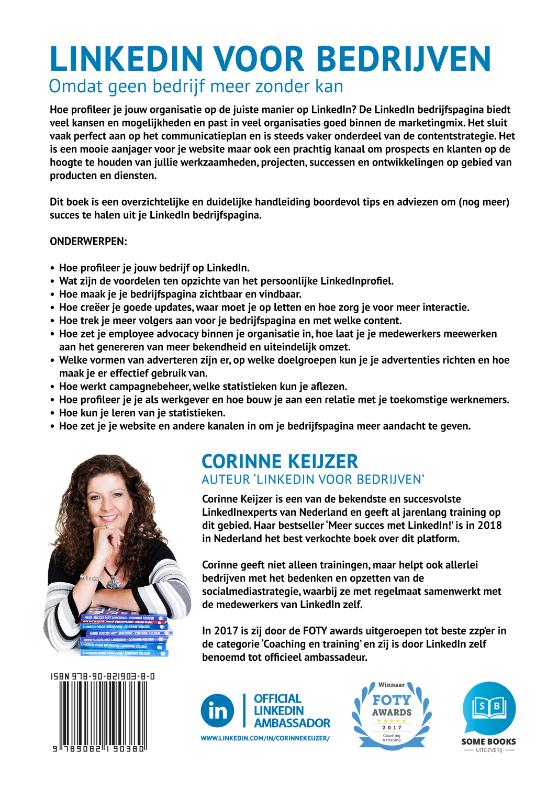 Achterkant van LinkedIn voor bedrijven
