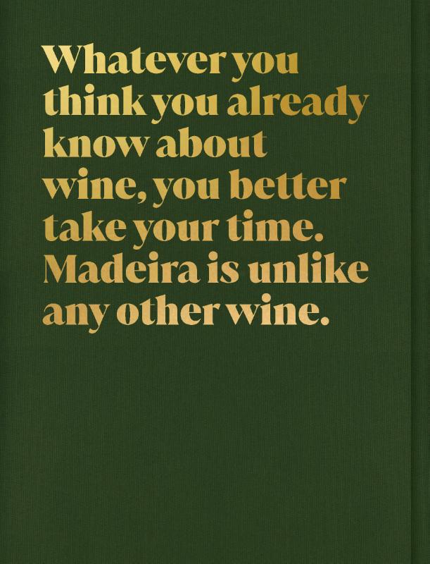 Achterkant van Madeira wine today
