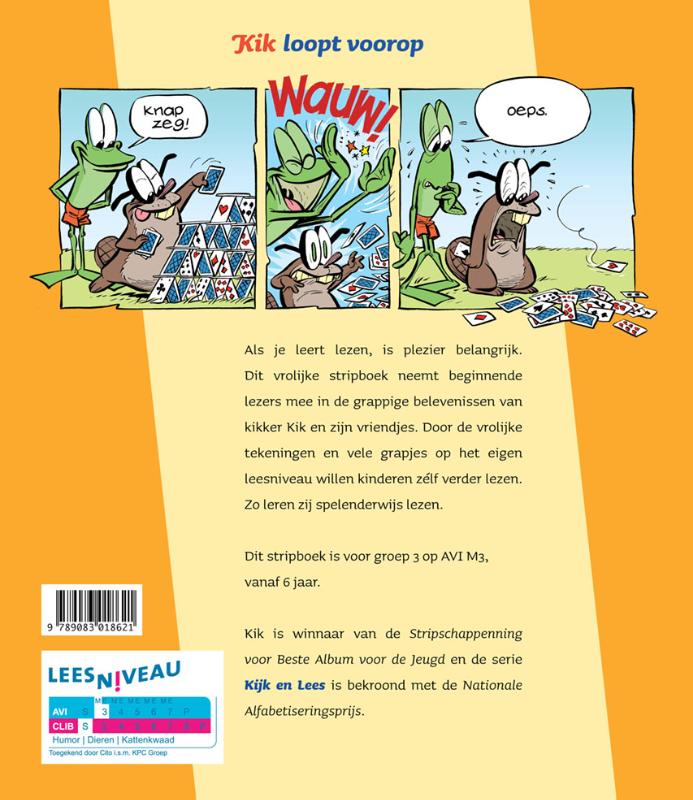 Achterkant van loopt voorop