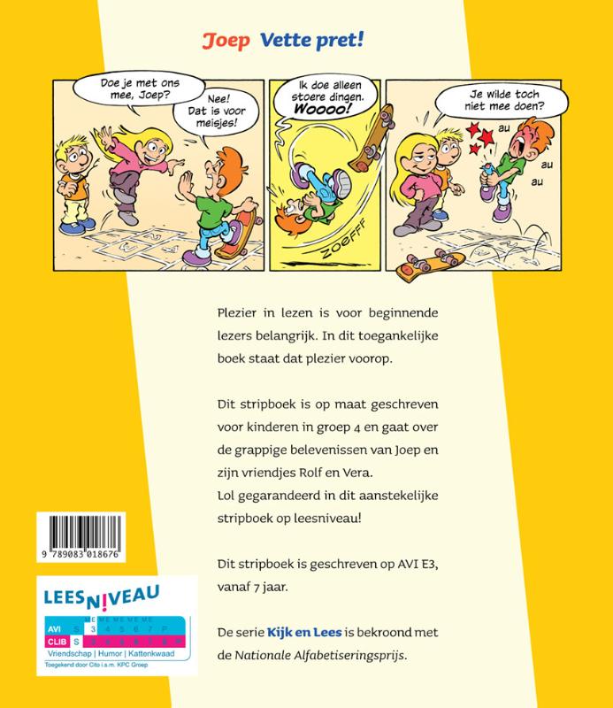 Achterkant van Vette pret!