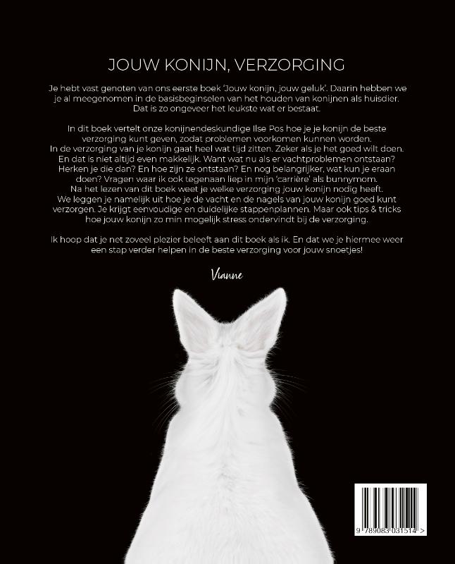 Achterkant van Jouw konijn, verzorging