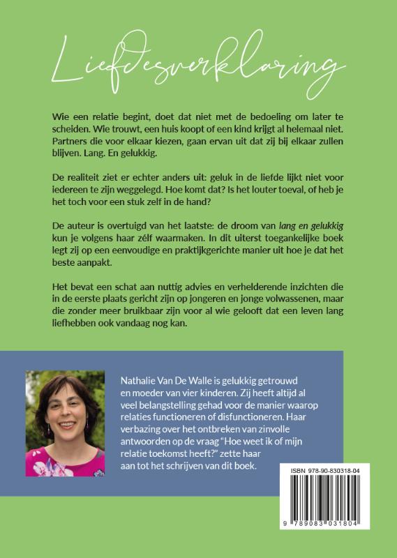 Achterkant van Liefdesverklaring