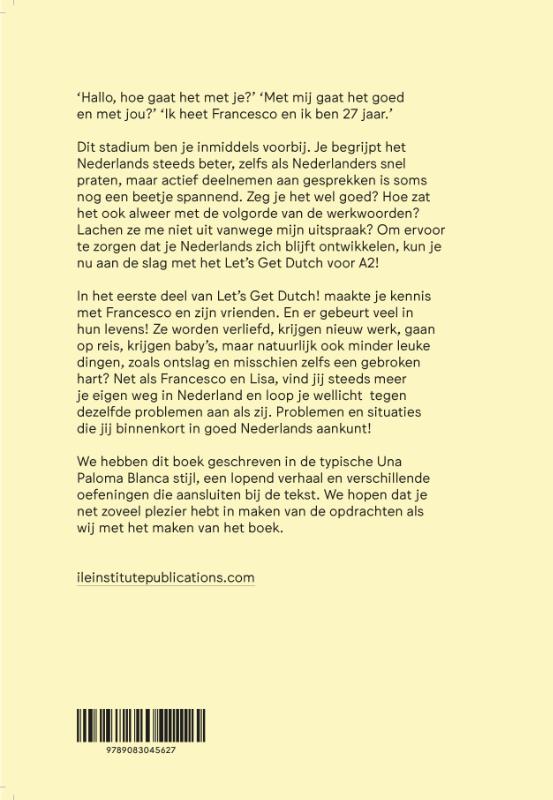Achterkant van Let's get Dutch! 2