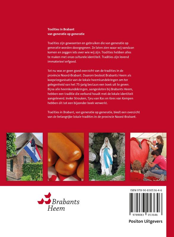 Achterkant van Tradities in Brabant