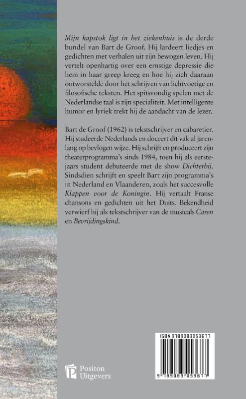 Achterkant van Mijn kapstok ligt in het ziekenhuis