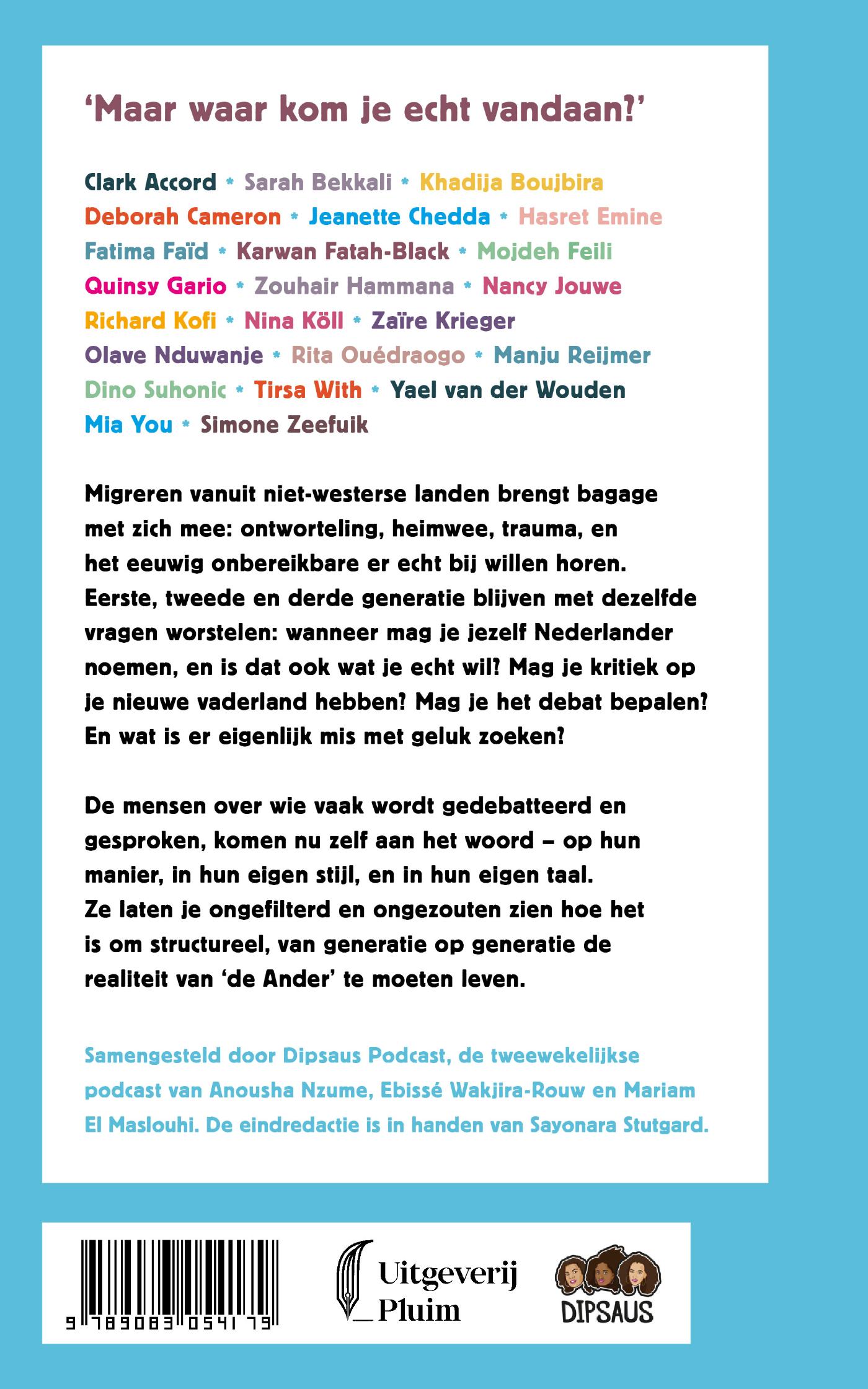 Achterkant van De goede immigrant