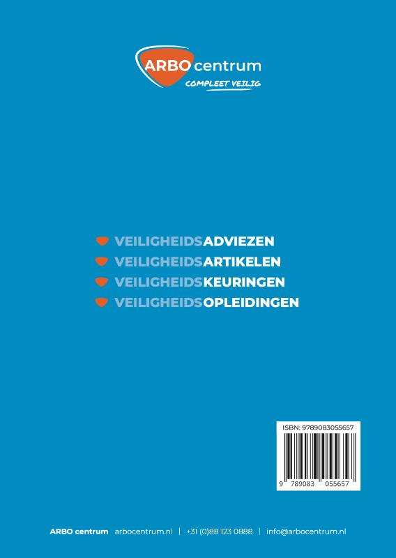 Achterkant van ARBO centrum Boek Hijsen en aanslaan van lasten