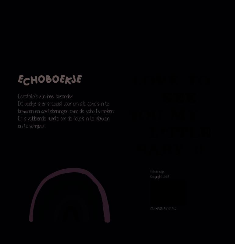 Achterkant van Echoboekje